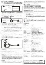 Предварительный просмотр 2 страницы Renkforce Renkcast TwinX RF-4769194 Operating Instructions Manual