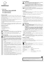 Preview for 3 page of Renkforce RF-3894804 Operating Instructions