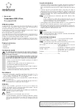 Preview for 3 page of Renkforce RF-4106952 Operating Instructions