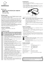 Предварительный просмотр 3 страницы Renkforce RF-4149756 Operating Instructions