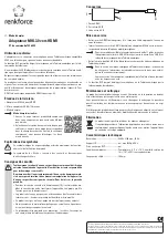 Preview for 3 page of Renkforce RF-4189506 Operating Instructions