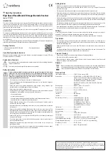 Предварительный просмотр 2 страницы Renkforce RF-4353860 Operating Instructions