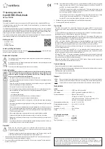 Предварительный просмотр 2 страницы Renkforce RF-4842435 Operating Instructions