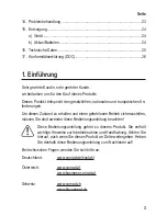 Preview for 3 page of Renkforce RF-AC-1080P Operating Instructions Manual