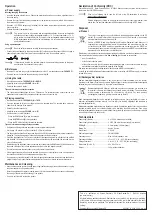 Preview for 4 page of Renkforce RF-CP-150 Operating Instructions Manual