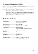 Предварительный просмотр 21 страницы Renkforce RF-DAB-AP Operating Instructions Manual