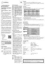 Предварительный просмотр 1 страницы Renkforce RF-ES-208 Operating Instructions