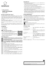 Preview for 1 page of Renkforce SlimPort Operating Instructions