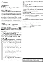 Renkforce SP-AWR-110 Operating Instructions preview