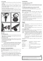 Preview for 4 page of Renkforce SP303K Operating Instructions Manual