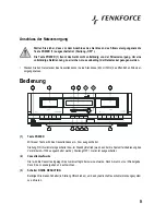 Preview for 9 page of Renkforce TP-1000 Operating Instructions Manual