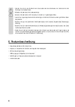 Предварительный просмотр 6 страницы Renkforce TP-1010USB Operating Instructions Manual