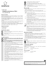 Preview for 3 page of Renkforce TV02 Operating Instructions