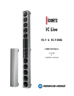 Предварительный просмотр 1 страницы Renkus-Heinz IC Live Fixed NON RHAON ICL-F User Manual