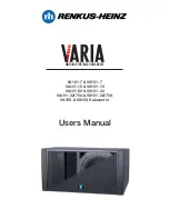 Renkus-Heinz VARIA VA101-15 User Manual preview