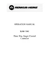 Renkus-Heinz X310 TSC Operation Manual preview