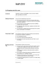 Preview for 10 page of Renner Kompressoren RS 90/1-110 Operation Manual