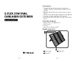 Preview for 8 page of Renogy E.FLEX 21W R-SC001 User Manual