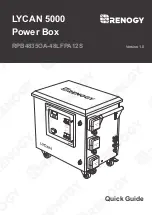 Preview for 1 page of Renogy LYCAN 5000 Power Box Quick Manual