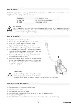 Предварительный просмотр 7 страницы Renova moviroll MRE 100 XS Operating Instructions Manual