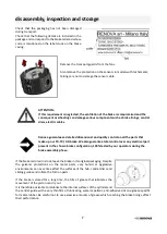 Предварительный просмотр 7 страницы Renova turborex TSP 180 Operating Instructions Manual