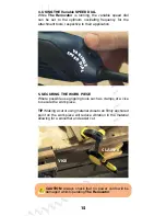 Preview for 15 page of Renovator Multi-Tool Safety And Operating Manual