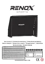 Preview for 1 page of RENOX SPORTS Legend 5102 User Manual