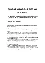 Preview for 1 page of RENPHO ES-24M User Manual