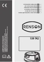 Предварительный просмотр 17 страницы Renson 159 742 Manual