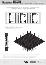 Предварительный просмотр 2 страницы Renson 421 RC2 Installation Manual