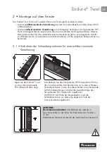 Предварительный просмотр 9 страницы Renson Endura Twist Assembly Instructions Manual