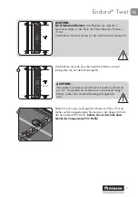 Предварительный просмотр 11 страницы Renson Endura Twist Assembly Instructions Manual