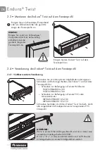 Предварительный просмотр 12 страницы Renson Endura Twist Assembly Instructions Manual