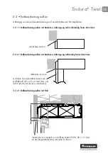 Предварительный просмотр 21 страницы Renson Endura Twist Assembly Instructions Manual