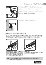 Preview for 7 page of Renson Fixscreen 100 Solar Installation Instructions Manual