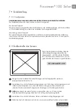 Preview for 11 page of Renson Fixscreen 100 Solar Installation Instructions Manual