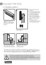 Preview for 16 page of Renson Fixscreen 100 Solar Installation Instructions Manual