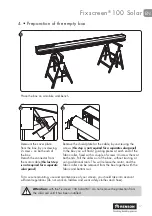 Preview for 17 page of Renson Fixscreen 100 Solar Installation Instructions Manual