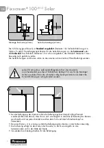 Preview for 6 page of Renson Fixscreen 100EVO Solar Installation Instructions Manual