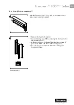 Preview for 17 page of Renson Fixscreen 100EVO Solar Installation Instructions Manual