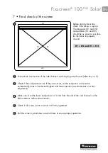 Preview for 23 page of Renson Fixscreen 100EVO Solar Installation Instructions Manual