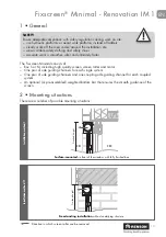 Preview for 19 page of Renson Fixscreen Minimal Installation Instructions Manual