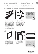 Предварительный просмотр 11 страницы Renson Fixscreen Mono AK EVO Assembly Instructions Manual