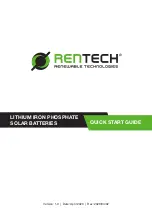 Rentech BTESF Series Quick Start Manual preview