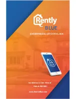 Rently Blue RBDB01 Installation & User Manual preview