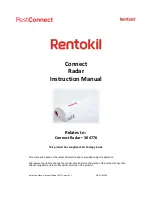 Rentokil Connect Radar Instruction Manual предпросмотр