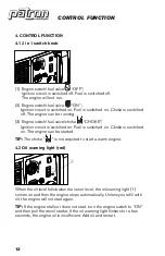 Preview for 12 page of Rentquip Patron GI-3000 Operation Manual