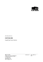 Reo Elektronik REOTRON MEW Operating Instructions Manual preview