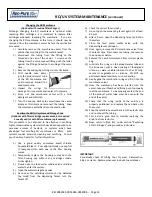 Preview for 13 page of Reo-Pure EC9051004 Installation, Operation And Maintanance Manual