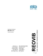 REO REOVIB 51310 Operating Instructions предпросмотр